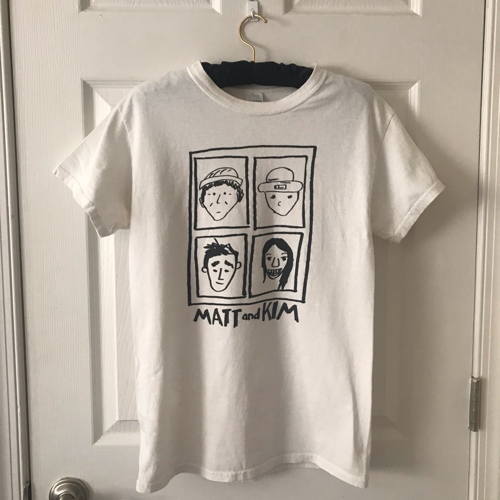 Matt and Kim band tee
